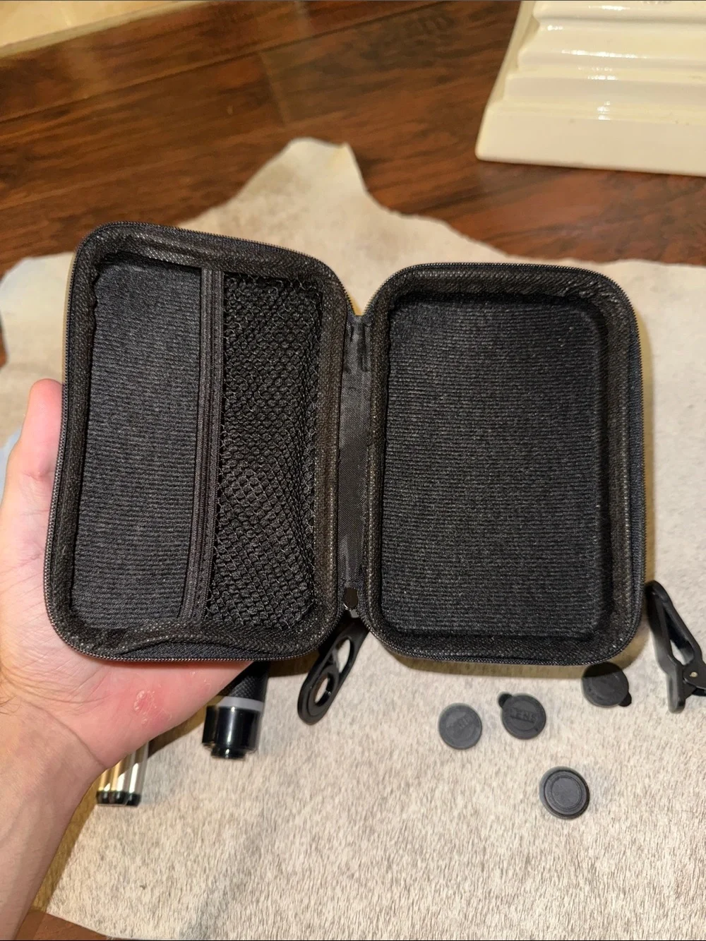 Bostionye Mobile Phone Lens Kit with Tripod & Clips - Black